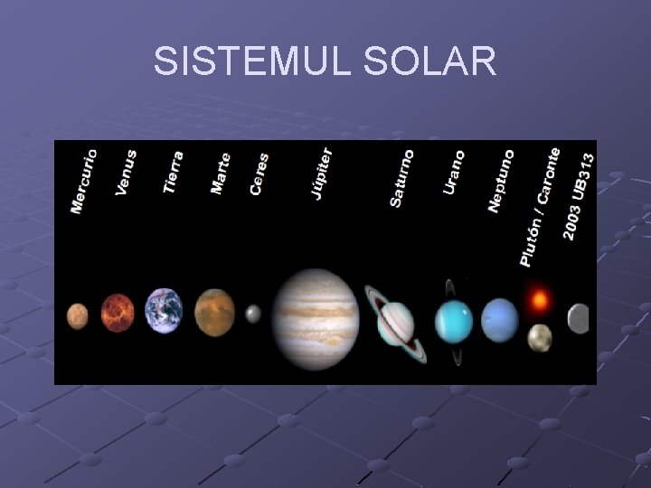 SISTEMUL SOLAR 