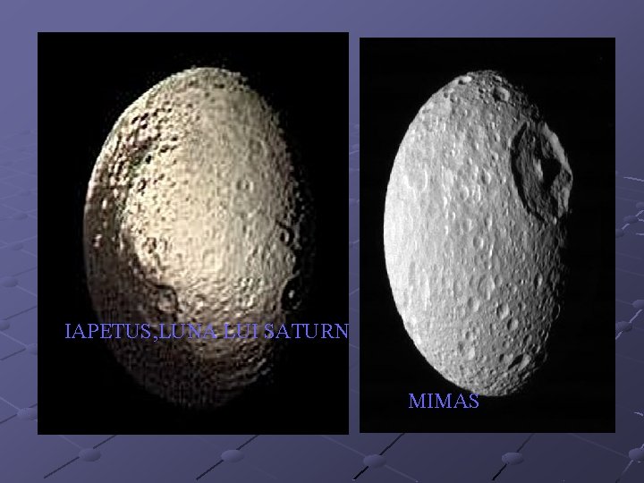 IAPETUS, LUNA LUI SATURN MIMAS 