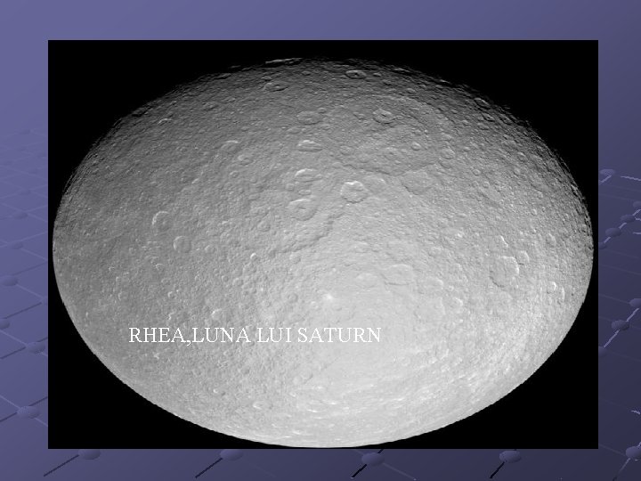 RHEA, LUNA LUI SATURN 