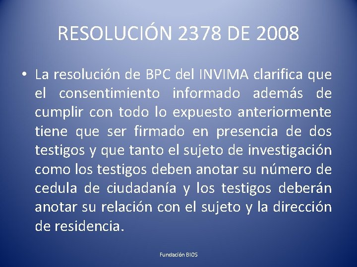 RESOLUCIÓN 2378 DE 2008 • La resolución de BPC del INVIMA clarifica que el