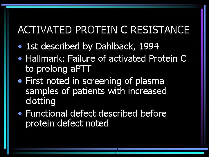 HEMOSTASISTHROMBOSIS III Regulation of CoagulationDisseminated