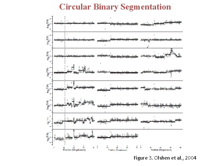 Circular Binary Segmentation Figure 3. Olshen et al. , 2004 Circular Binary Segmentation Figure 3. Olshen et al. , 2004