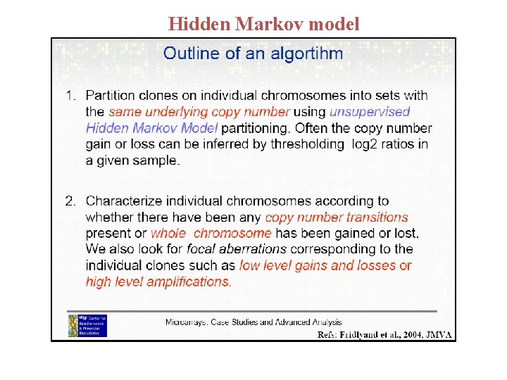 Hidden Markov model Hidden Markov model