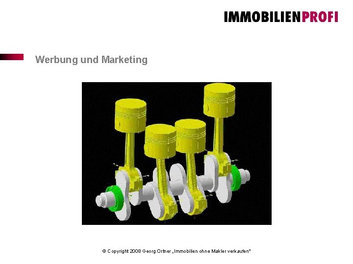 Werbung und Marketing © Copyright 2008 Georg Ortner „Immobilien ohne Makler verkaufen" 