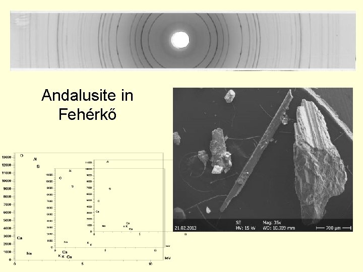 Andalusite in Fehérkő 
