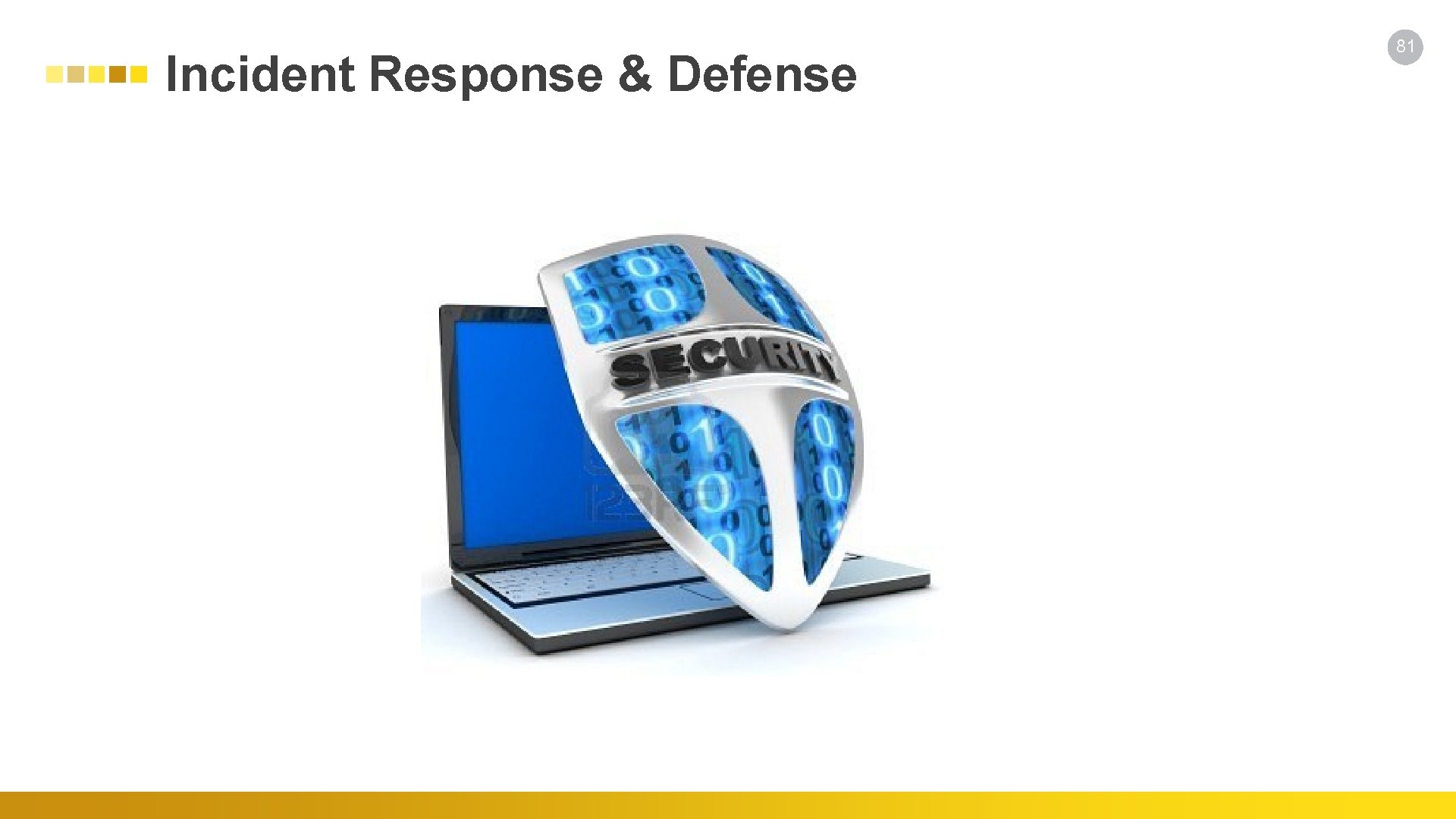 Incident Response & Defense 81 