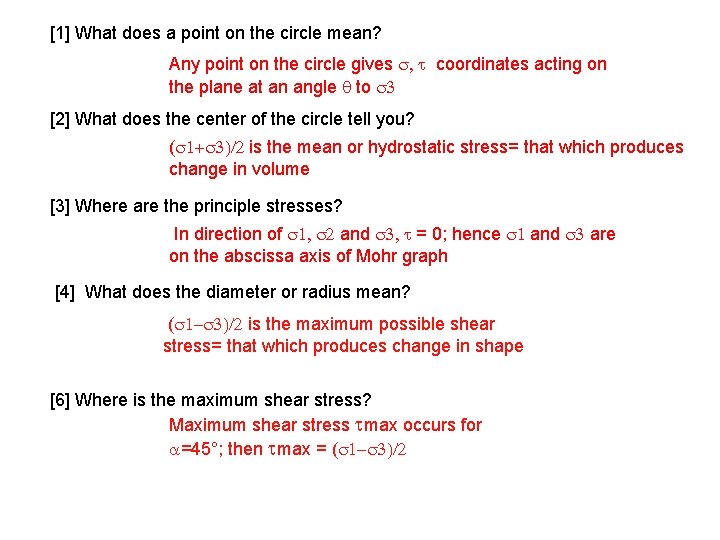[1] What does a point on the circle mean? Any point on the circle