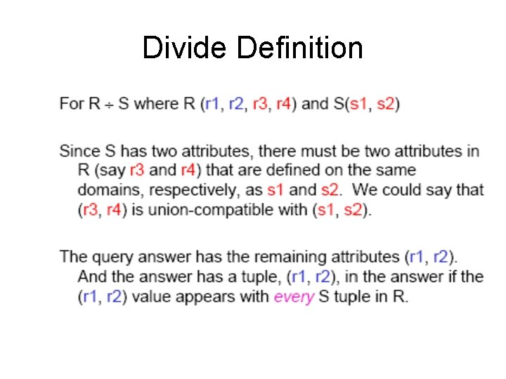 Divide Definition 