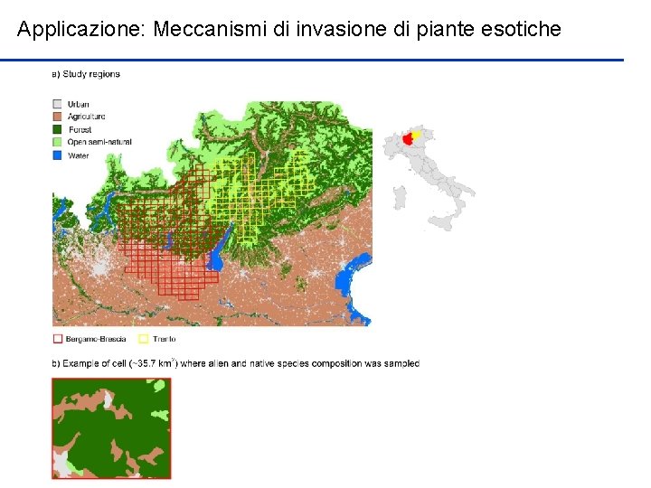 Applicazione: Meccanismi di invasione di piante esotiche 