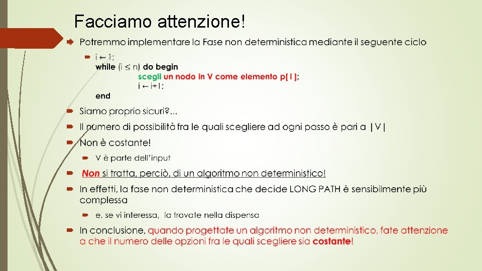 Facciamo attenzione! 
