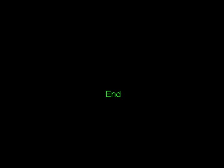 End 