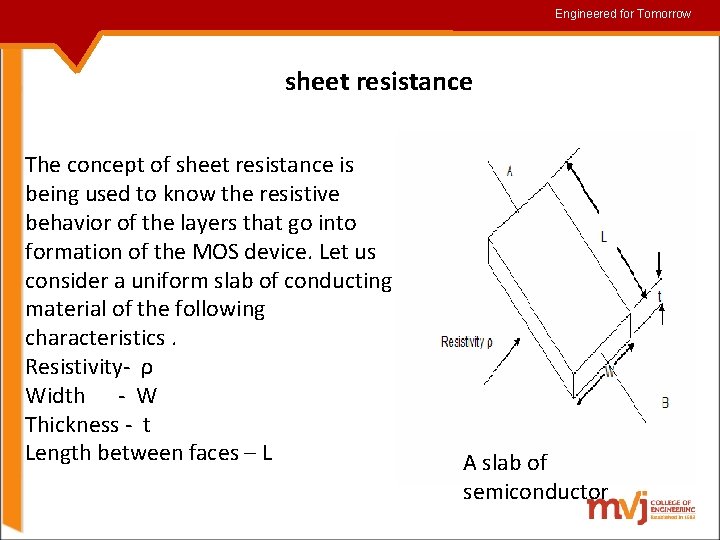 Engineered for for. Tomorrow sheet resistance The concept of sheet resistance is being used