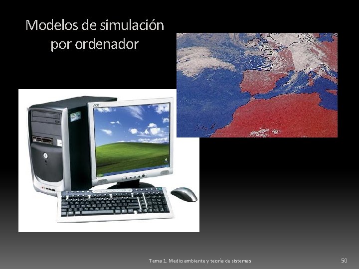 Modelos de simulación por ordenador Tema 1. Medio ambiente y teoría de sistemas 50