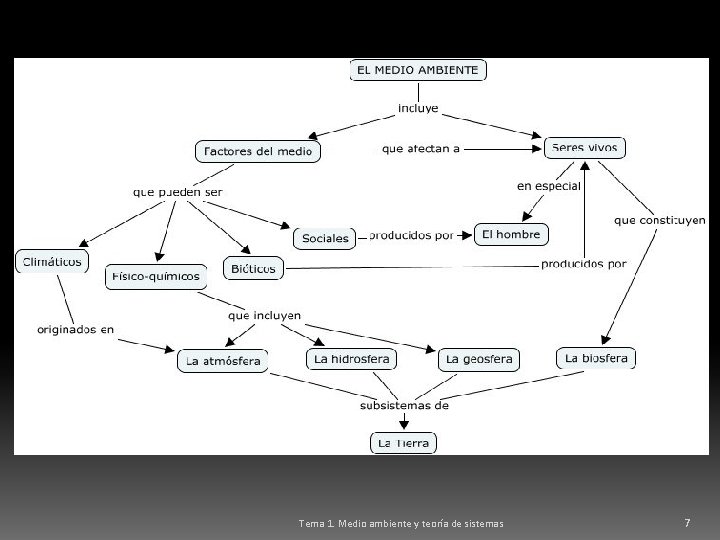 Tema 1. Medio ambiente y teoría de sistemas 7 
