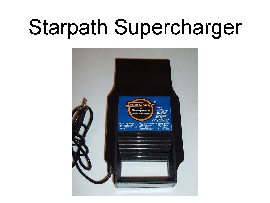 Starpath Supercharger 