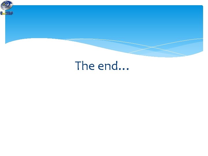 The end… 