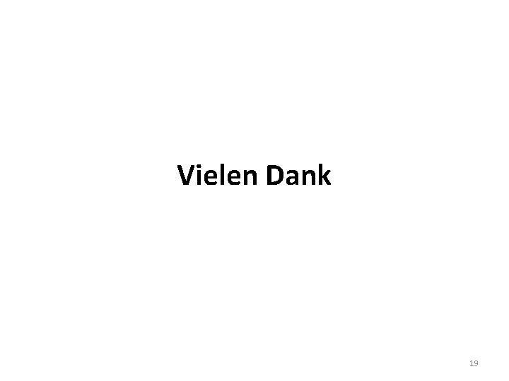 Vielen Dank 19 