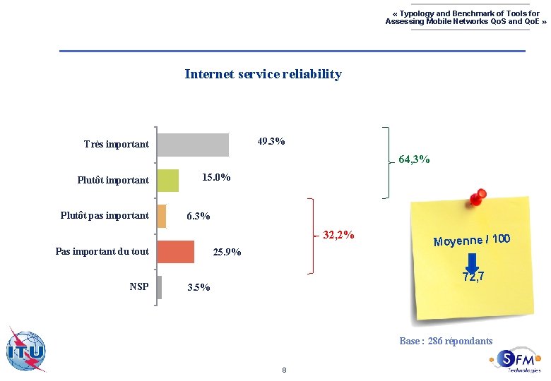  « Typology and Benchmark of Tools for Assessing Mobile Networks Qo. S and