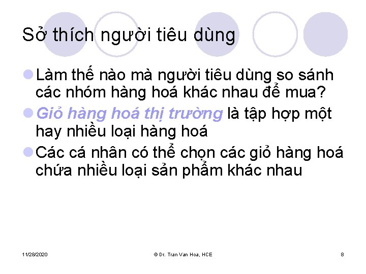Sở thích người tiêu dùng l Làm thế nào mà người tiêu dùng so