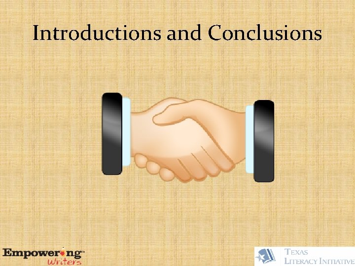 Introductions and Conclusions 