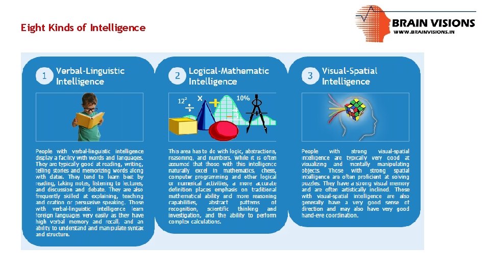 Eight Kinds of Intelligence 