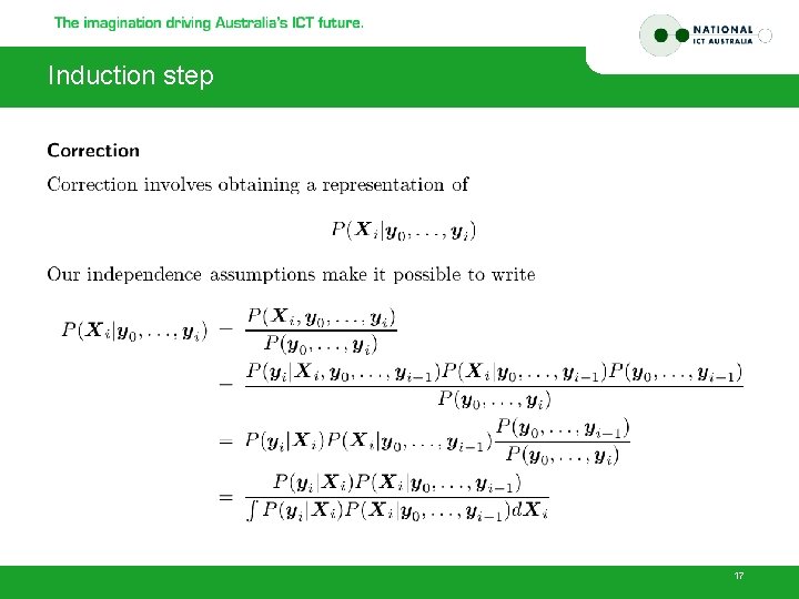 Induction step 17 