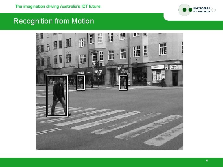Recognition from Motion 6 