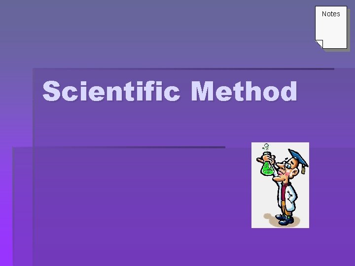 Notes Scientific Method 