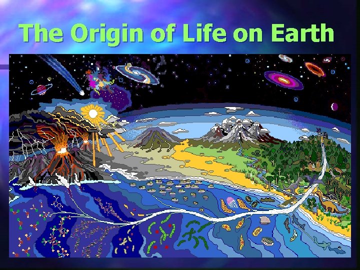 The Origin of Life on Earth 