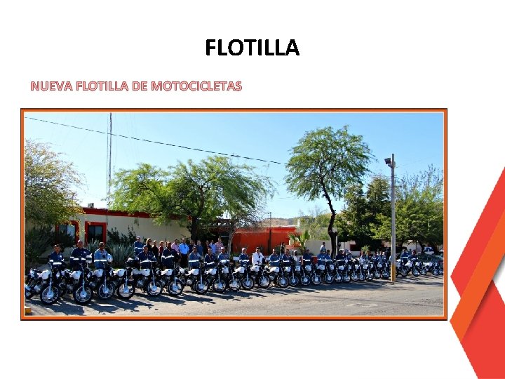 FLOTILLA NUEVA FLOTILLA DE MOTOCICLETAS 