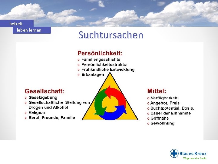 befreit leben lernen Suchtursachen 