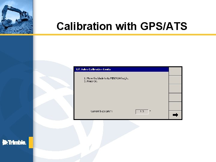 Calibration with GPS/ATS 