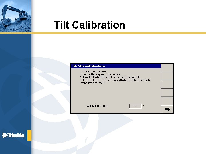 Tilt Calibration 