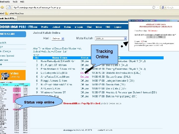 Tracking Online Status voip online 