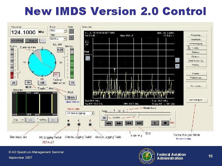 New IMDS Version 2. 0 Control ICAO Spectrum Management Seminar September 2007 Federal Aviation