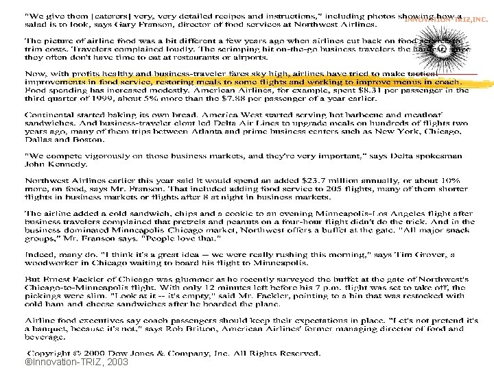 INNOVATION-TRIZ, INC. ®Innovation-TRIZ, 2003 