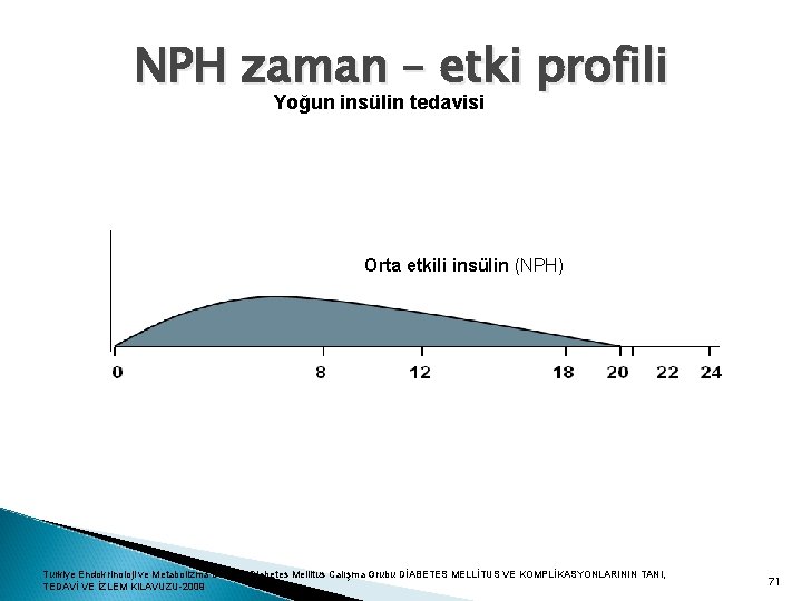 NPH zaman – etki profili Yoğun insülin tedavisi Orta etkili insülin (NPH) Turkiye Endokrinoloji