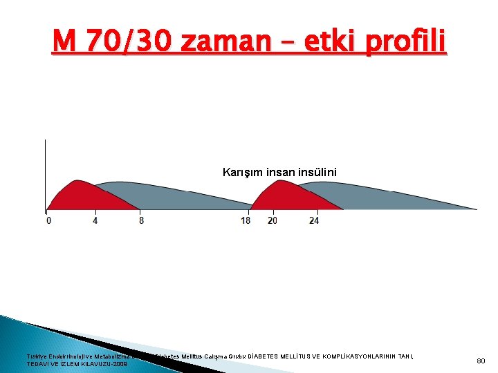 M 70/30 zaman – etki profili Karışım insan insülini Turkiye Endokrinoloji ve Metabolizma Derneği
