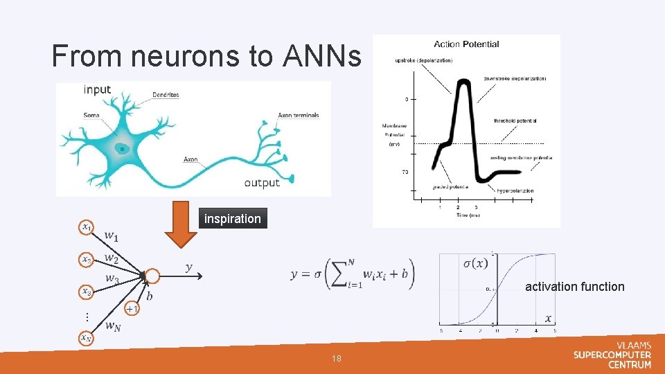 From neurons to ANNs inspiration activation function . . . 18 