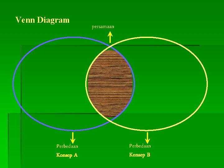 Venn Diagram Perbedaan Konsep A persamaan Perbedaan Konsep B 