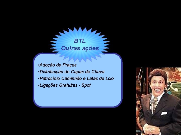 Roberto Faria Tatiana Mendizabal Vanessa Stangarlin BTL Outras ações • Adoção de Praças •