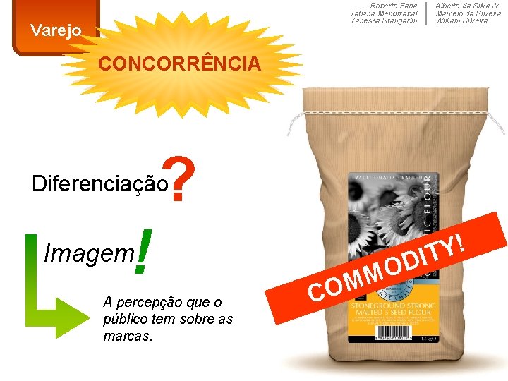 Roberto Faria Tatiana Mendizabal Vanessa Stangarlin Varejo Alberto da Silva Jr Marcelo da Silveira