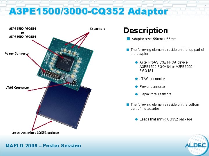 A 3 PE 1500/3000 -CQ 352 Adaptor A 3 PE 1500 -FGG 484 or