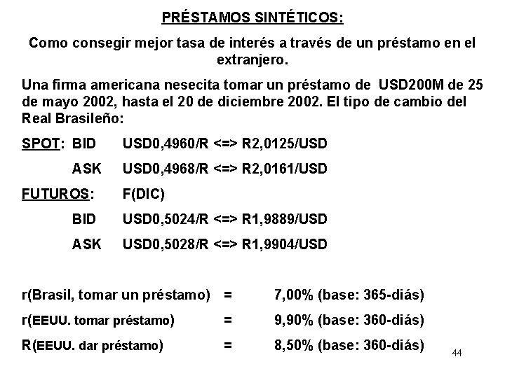 PRÉSTAMOS SINTÉTICOS: Como consegir mejor tasa de interés a través de un préstamo en