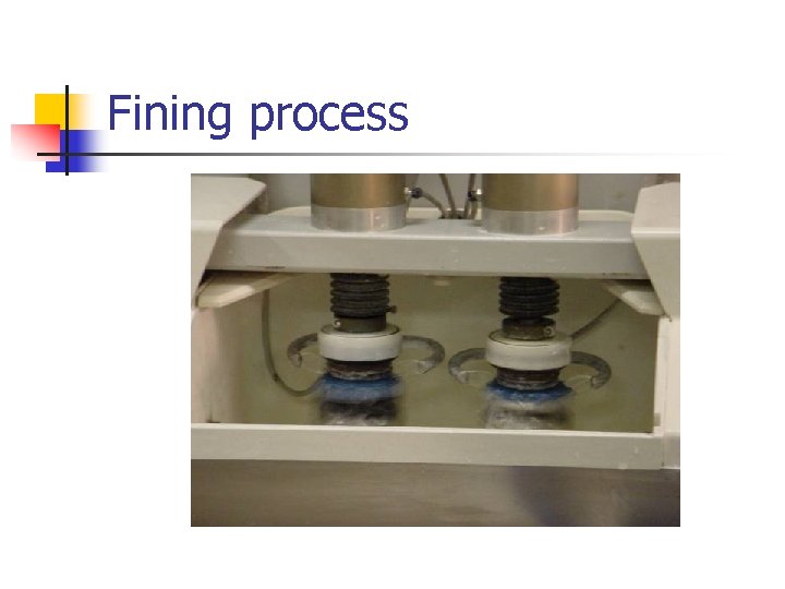 Fining process 