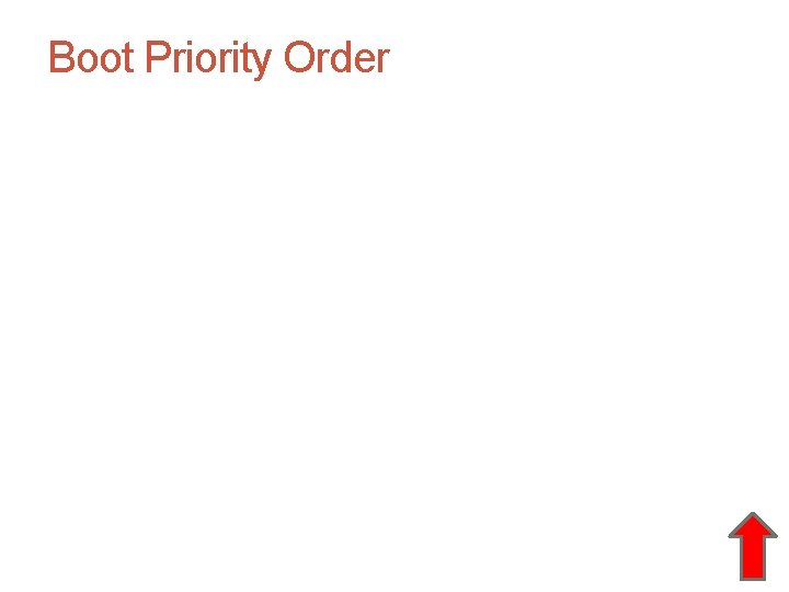 A+ Guide to Hardware, Sixth Edition Boot Priority Order 58 