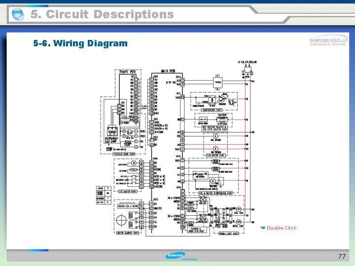 5. Circuit Descriptions 5 -6. Wiring Diagram ☜ Double Click 77 
