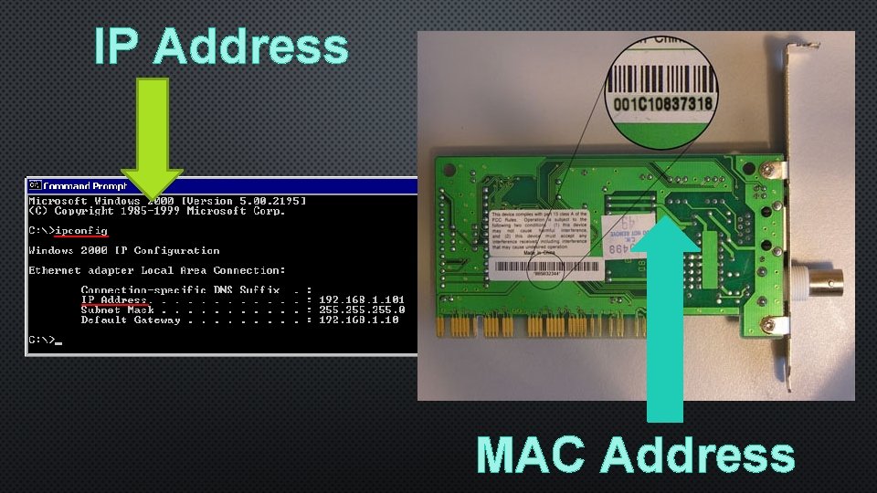 IP Address MAC Address 