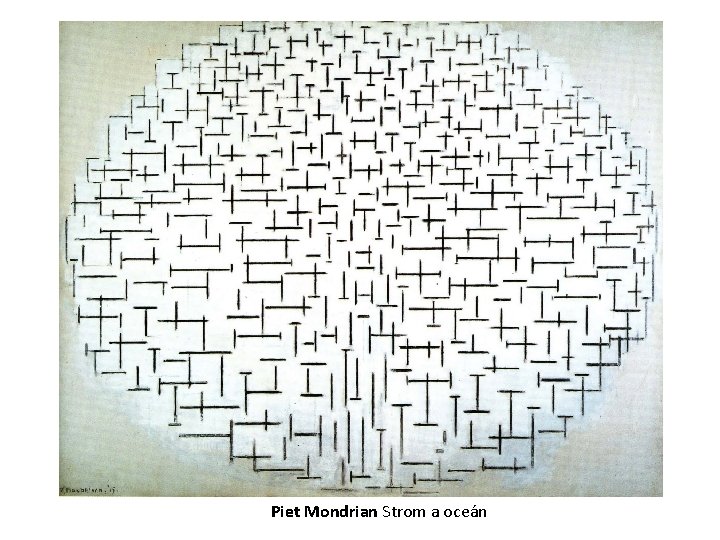 Piet Mondrian Strom a oceán 