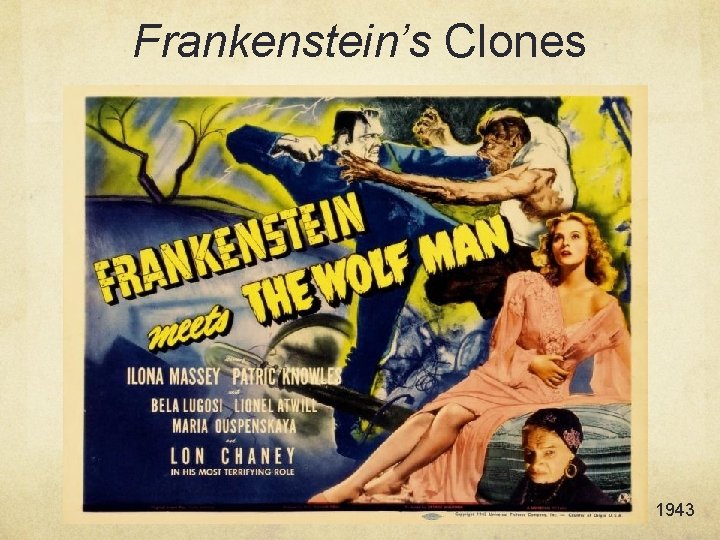 Frankenstein’s Clones 1943 